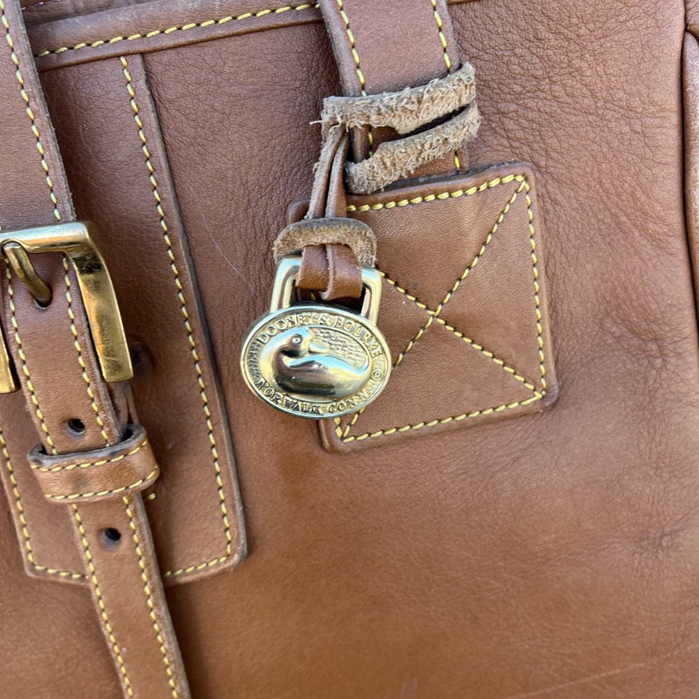 Dooney & Bourke Tan Leather Tote - Picture 3 of 3